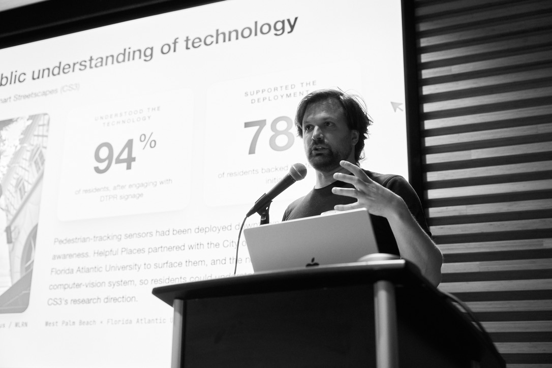 Presenting at MakeShift 2026.